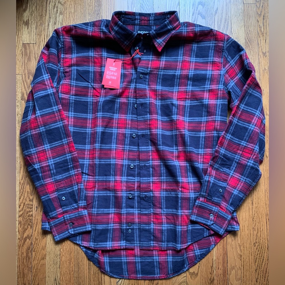 NEW MENS DIESEL FLANNEL SHIRT